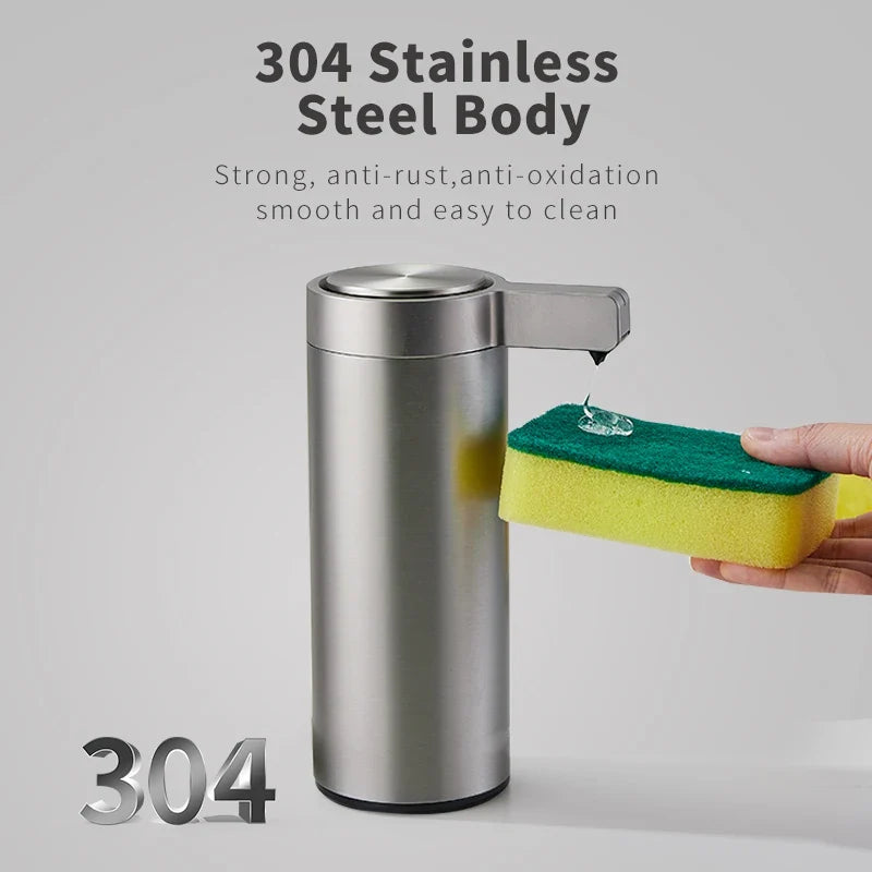 Ecoshyne Stainless Steel Sensor Soap Dispenser