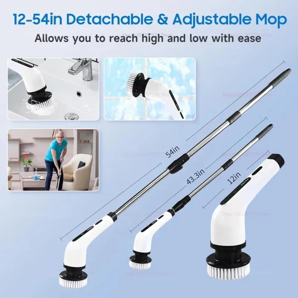 Ecoshyne Power Scrubber — Cordless Electric Spin Cleaner