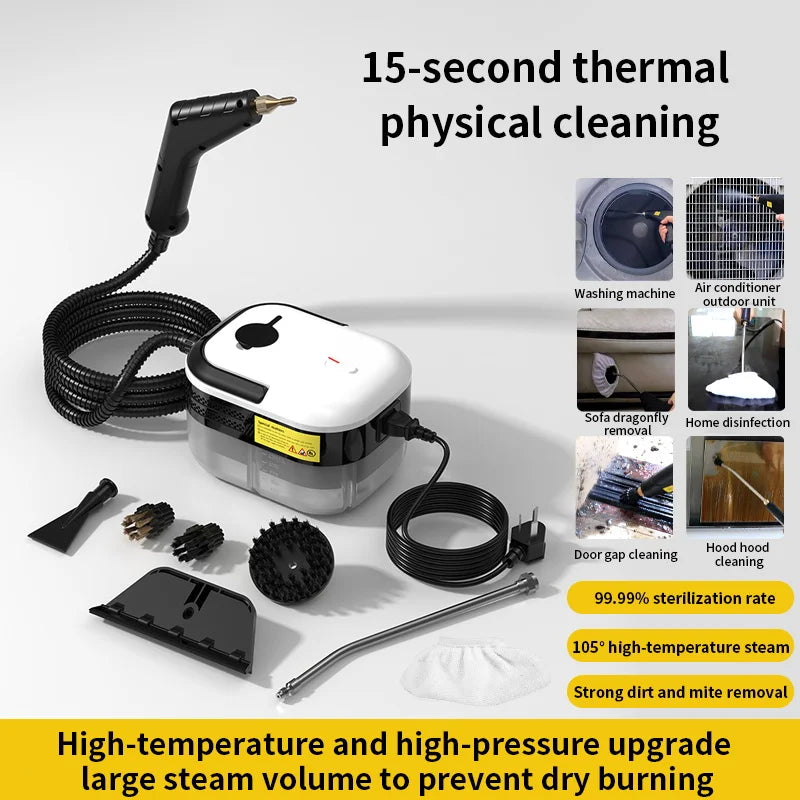 Ecoshyne Handheld High-Pressure Steam Cleaner
