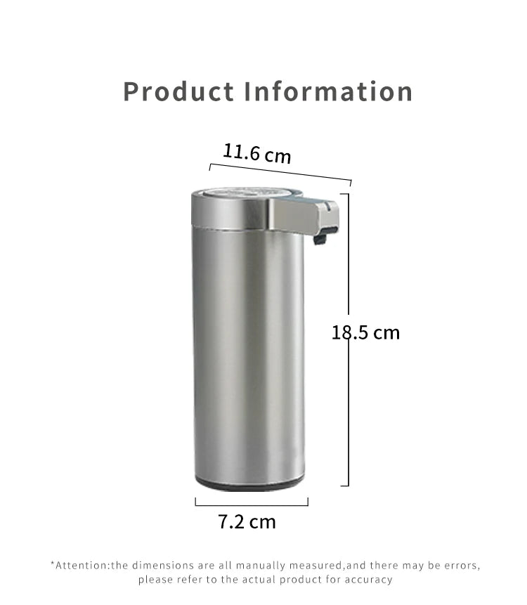 Ecoshyne Stainless Steel Sensor Soap Dispenser