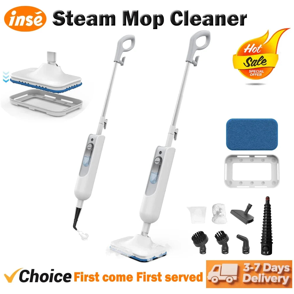 Ecoshyne Steam Mop — High-Temperature 6-in-1 Floor Cleaner