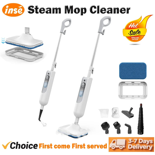 Ecoshyne Steam Mop — High-Temperature 6-in-1 Floor Cleaner