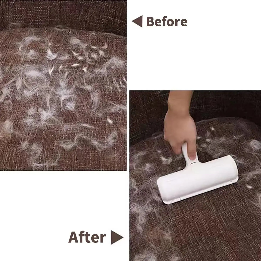 Ecoshyne Reusable Pet Hair Roller with Self-Cleaning Base