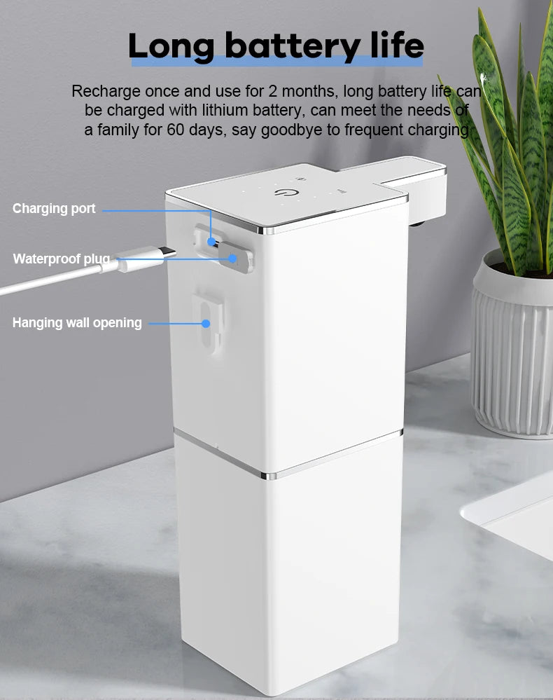 Ecoshyne Sensor Foam Dispenser — Wall-Mounted, Adjustable