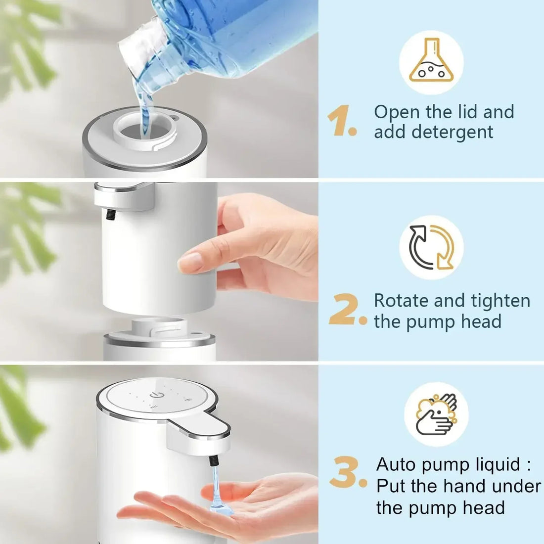 Ecoshyne Touchless Soap Dispenser — Foam & Liquid