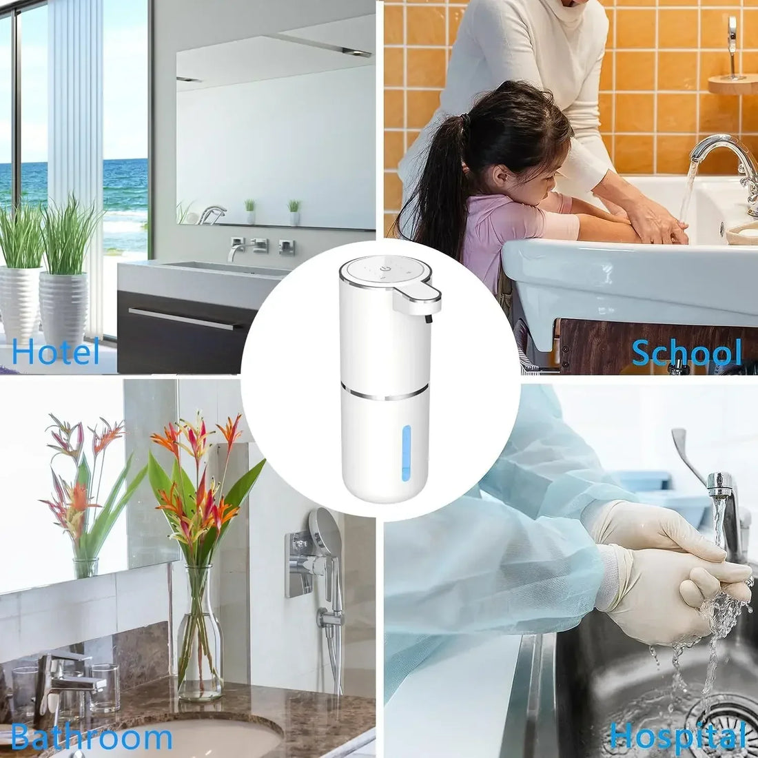 Ecoshyne Touchless Soap Dispenser — Foam & Liquid