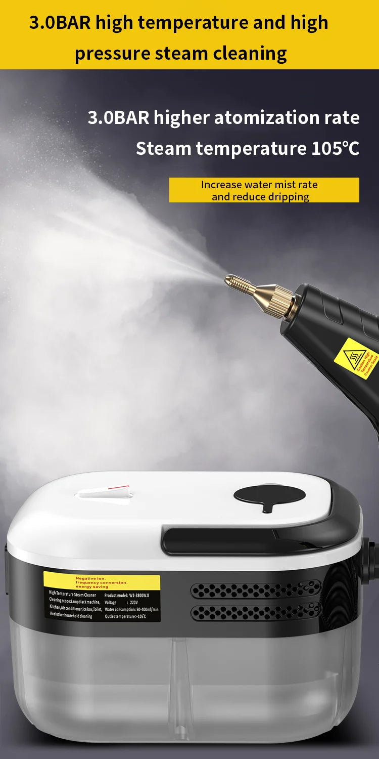 Ecoshyne Handheld High-Pressure Steam Cleaner