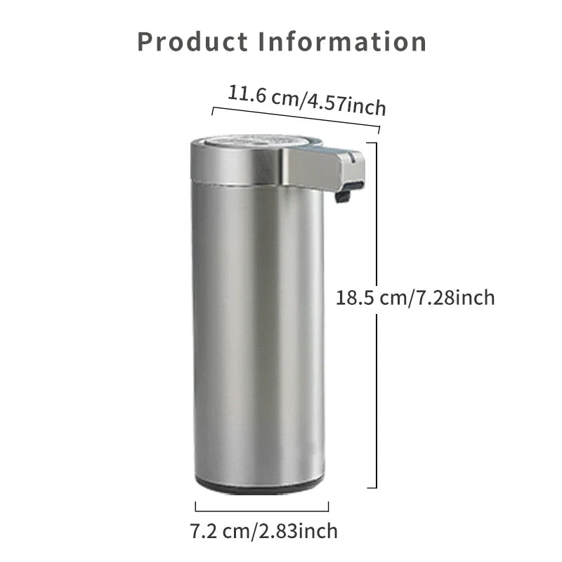 Ecoshyne Stainless Steel Sensor Soap Dispenser
