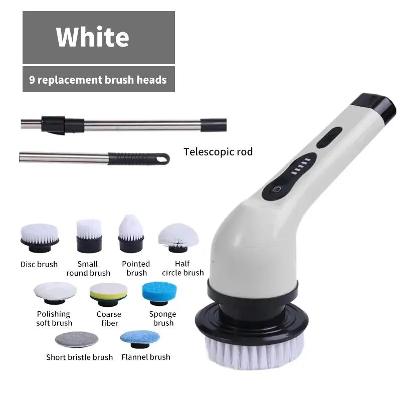 Ecoshyne Power Scrubber — Cordless Electric Spin Cleaner