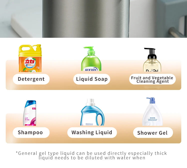 Ecoshyne Stainless Steel Sensor Soap Dispenser