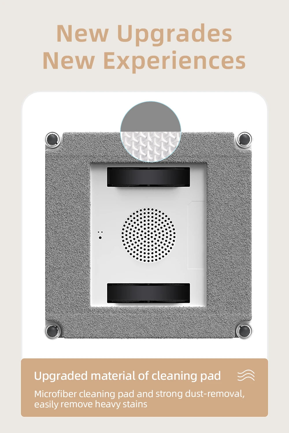 Ecoshyne Window Cleaning Robot — Laser Navigation, 4-Way Spray