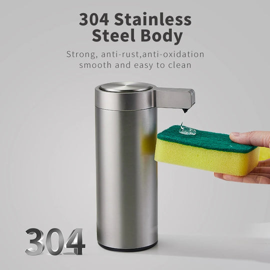 Ecoshyne Stainless Steel Sensor Soap Dispenser
