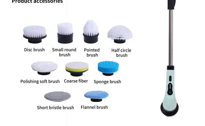 Ecoshyne Power Scrubber — Cordless Electric Spin Cleaner