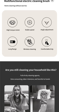 Ecoshyne Power Scrubber — Cordless Electric Spin Cleaner