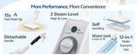 Ecoshyne Steam Mop — High-Temperature 6-in-1 Floor Cleaner