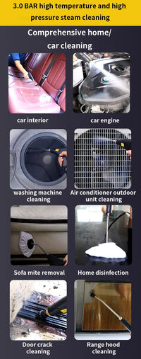 Ecoshyne Handheld High-Pressure Steam Cleaner