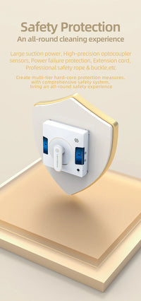 Ecoshyne Window Cleaning Robot — Laser Navigation, 4-Way Spray