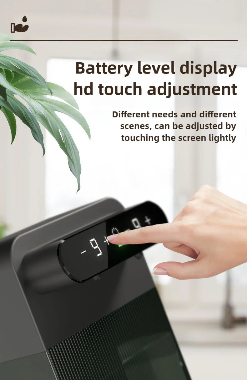 Ecoshyne Dual-Head Touchless Soap Dispenser — Foam & Liquid, Wall-Mountable