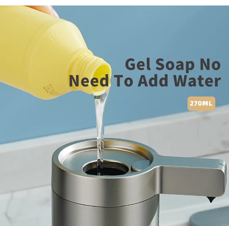 Ecoshyne Stainless Steel Sensor Soap Dispenser