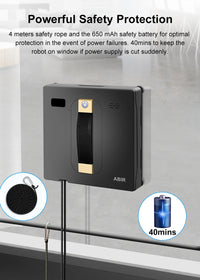 Ecoshyne Robot Window Cleaner — AI Navigation, 52m² Coverage