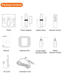 Ecoshyne Window Cleaning Robot — Laser Navigation, 4-Way Spray