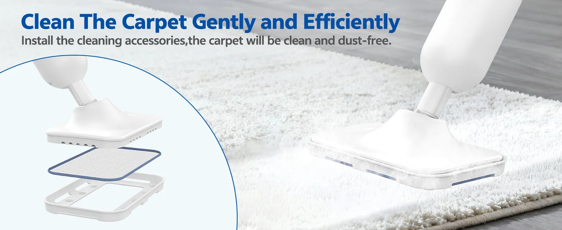 Ecoshyne Steam Mop — High-Temperature 6-in-1 Floor Cleaner