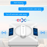 Ecoshyne Window Cleaning Robot — Laser Navigation, 4-Way Spray