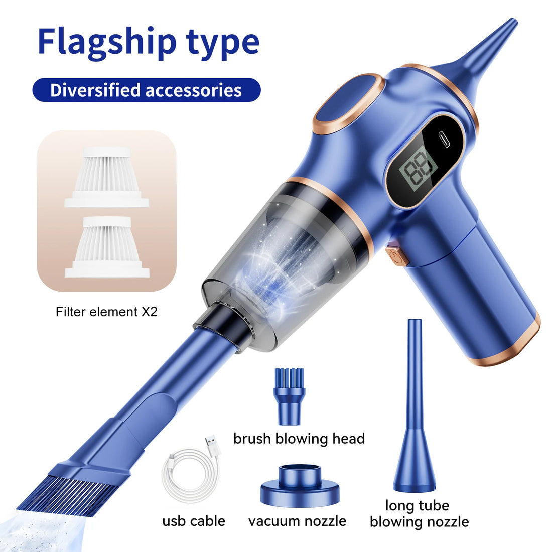 Ecoshyne Cordless Handheld Vacuum