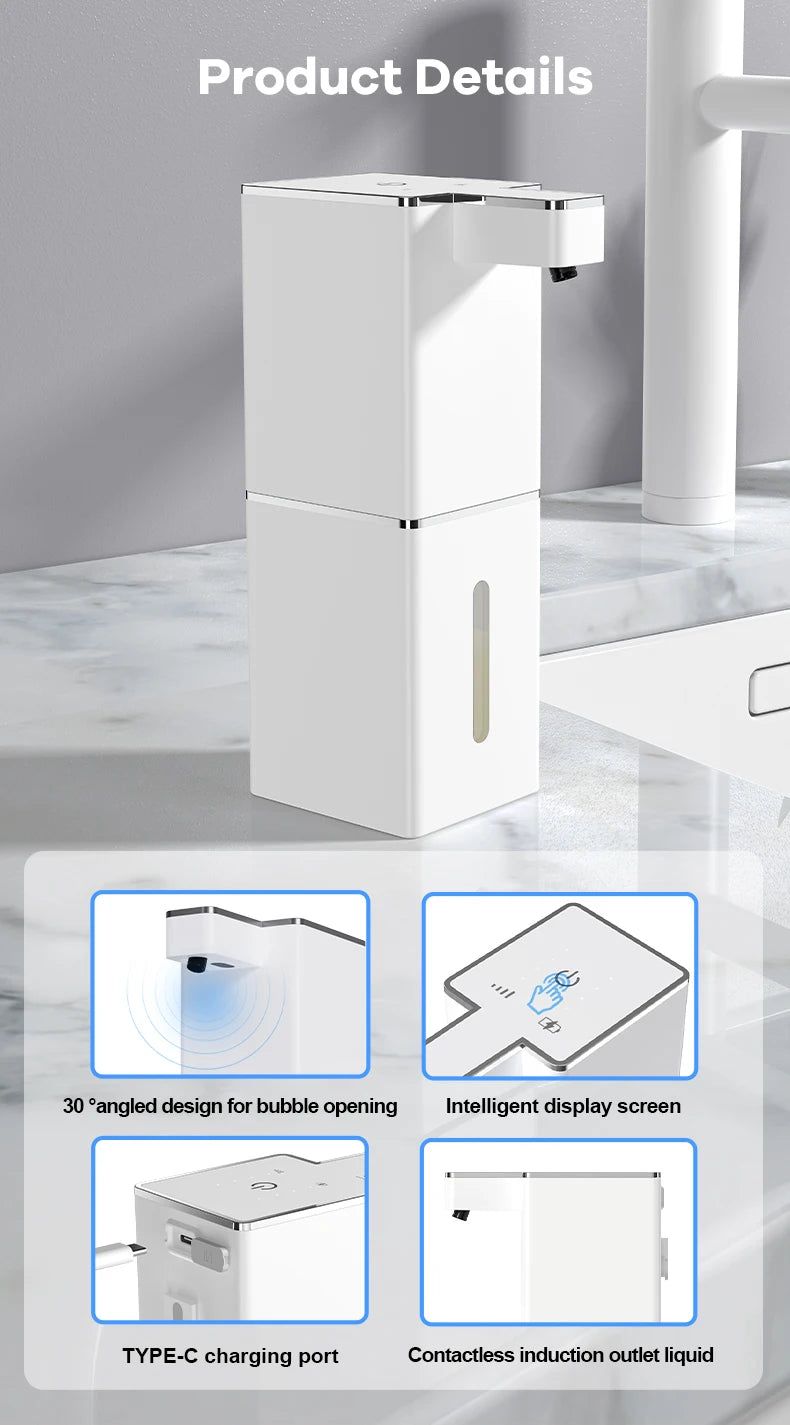 Ecoshyne Sensor Foam Dispenser — Wall-Mounted, Adjustable