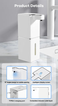 Ecoshyne Sensor Foam Dispenser — Wall-Mounted, Adjustable