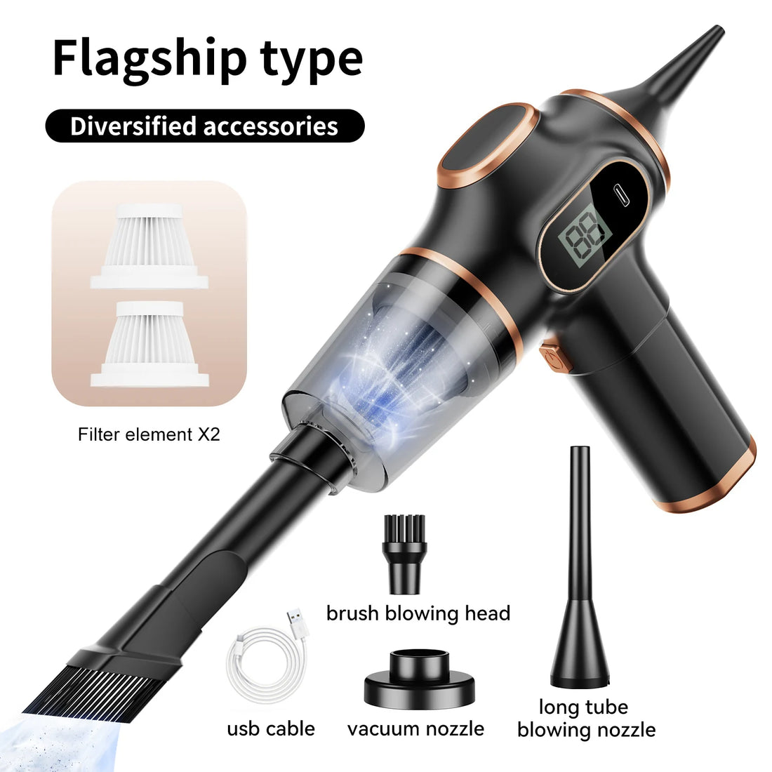 Ecoshyne Cordless Handheld Vacuum