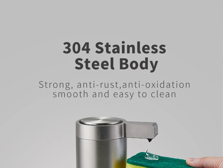 Ecoshyne Stainless Steel Sensor Soap Dispenser