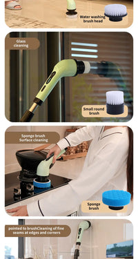 Ecoshyne Power Scrubber — Cordless Electric Spin Cleaner