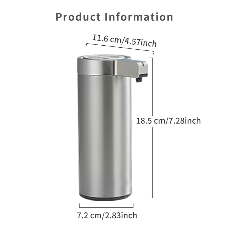 Ecoshyne Stainless Steel Sensor Soap Dispenser