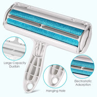 Ecoshyne Reusable Pet Hair Roller with Self-Cleaning Base