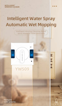 Ecoshyne Window Cleaning Robot — Laser Navigation, 4-Way Spray