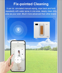 Ecoshyne Robot Window Cleaner — Laser Navigation, 4500Pa