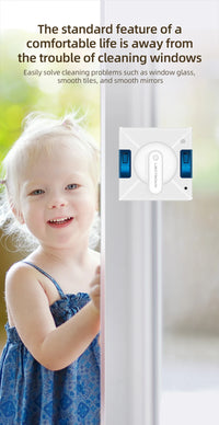 Ecoshyne Window Cleaning Robot — Laser Navigation, 4-Way Spray