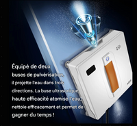 Ecoshyne Robot Window Cleaner — AI Navigation, 52m² Coverage